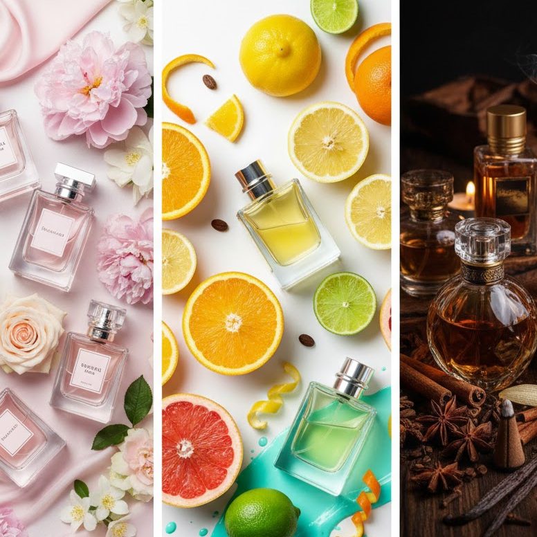 Floral vs Citrus vs Oriental Perfumes – Which Suits You in 2026 ? floral vs citrus vs oriental perfumes – which suits you featured image