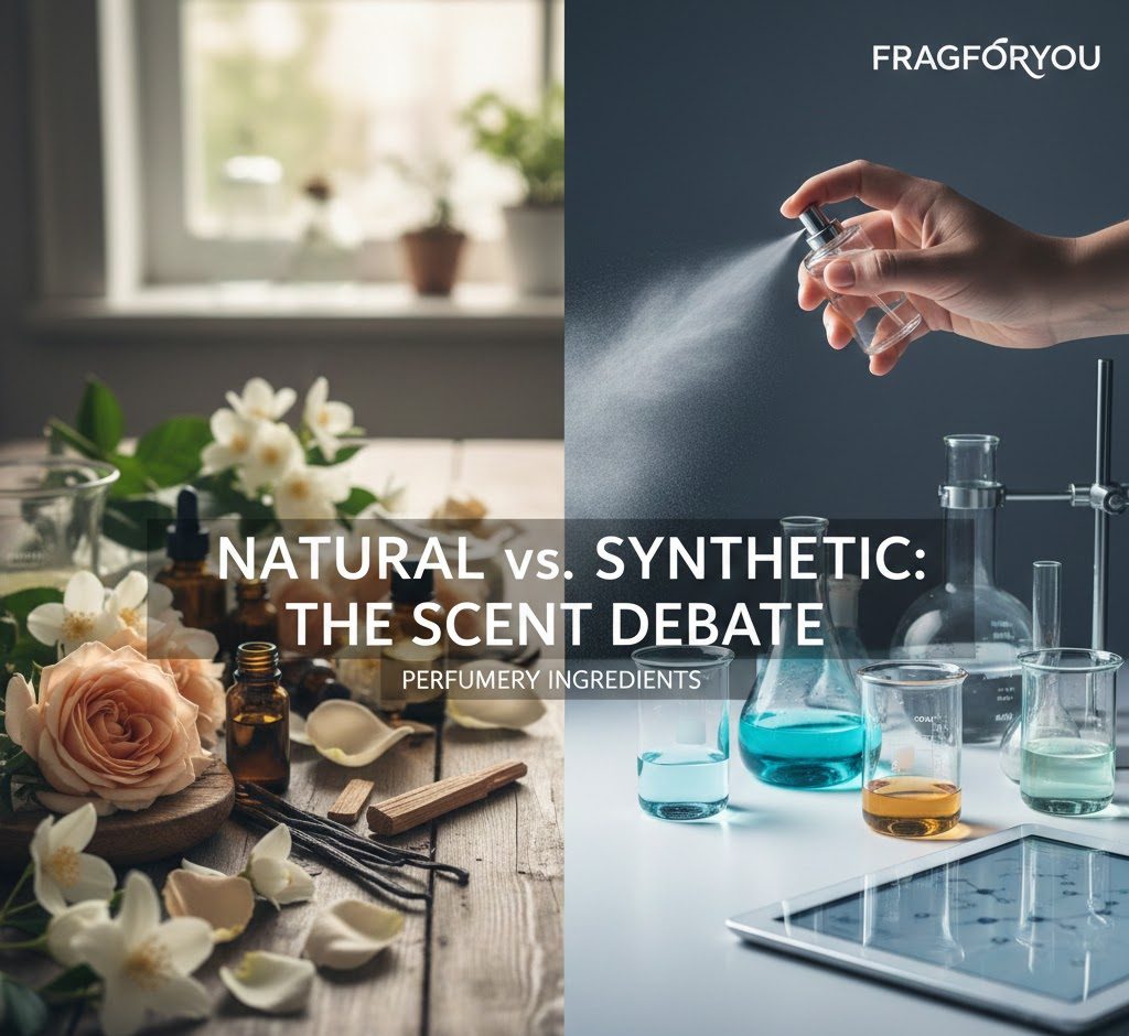 Natural vs Synthetic Ingredients in Perfumery: What’s the Real Difference? natural vs synthetic ingredients in perfumery what’s the real difference featured image