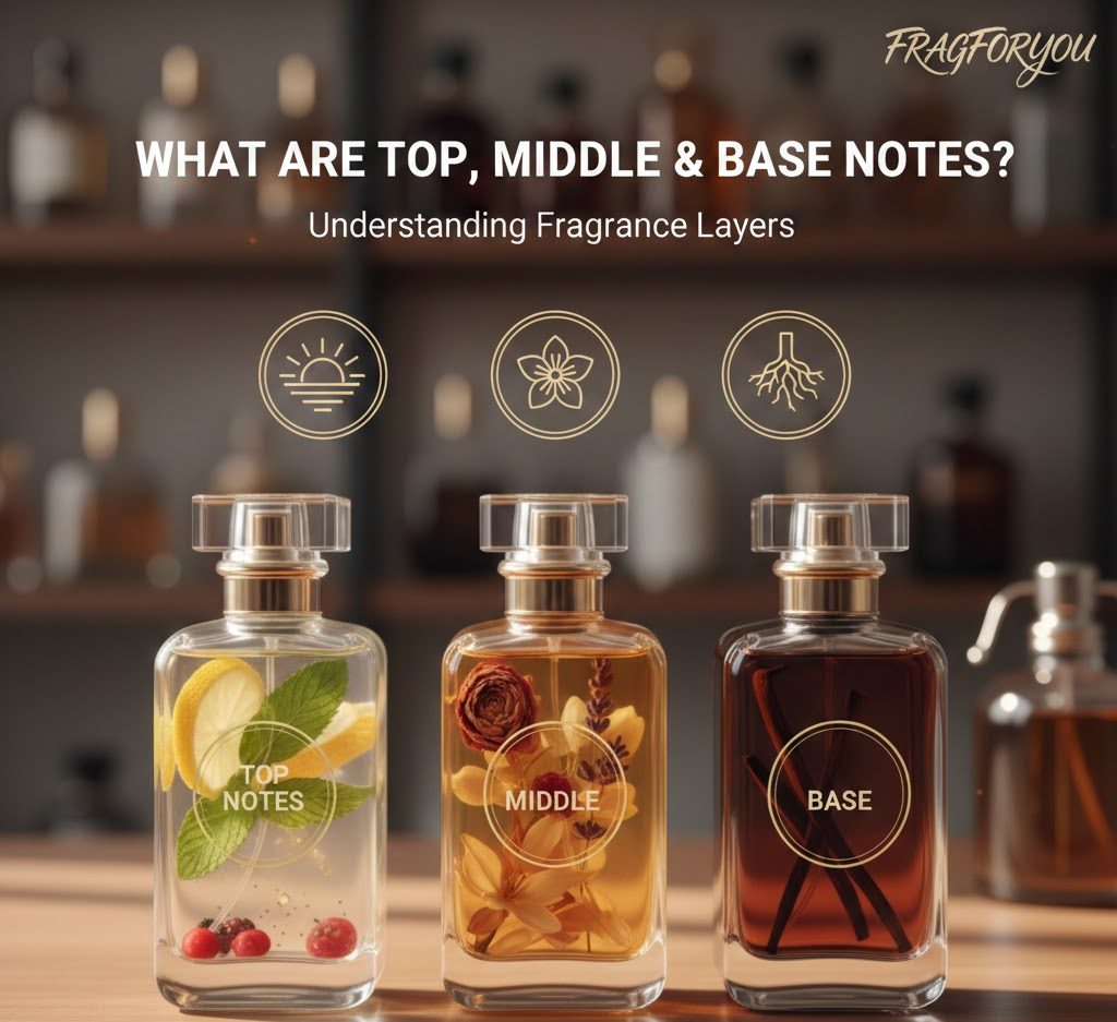 What Are Top, Middle & Base Notes in Perfumes in 2026 ? what are top, middle & base notes featured image